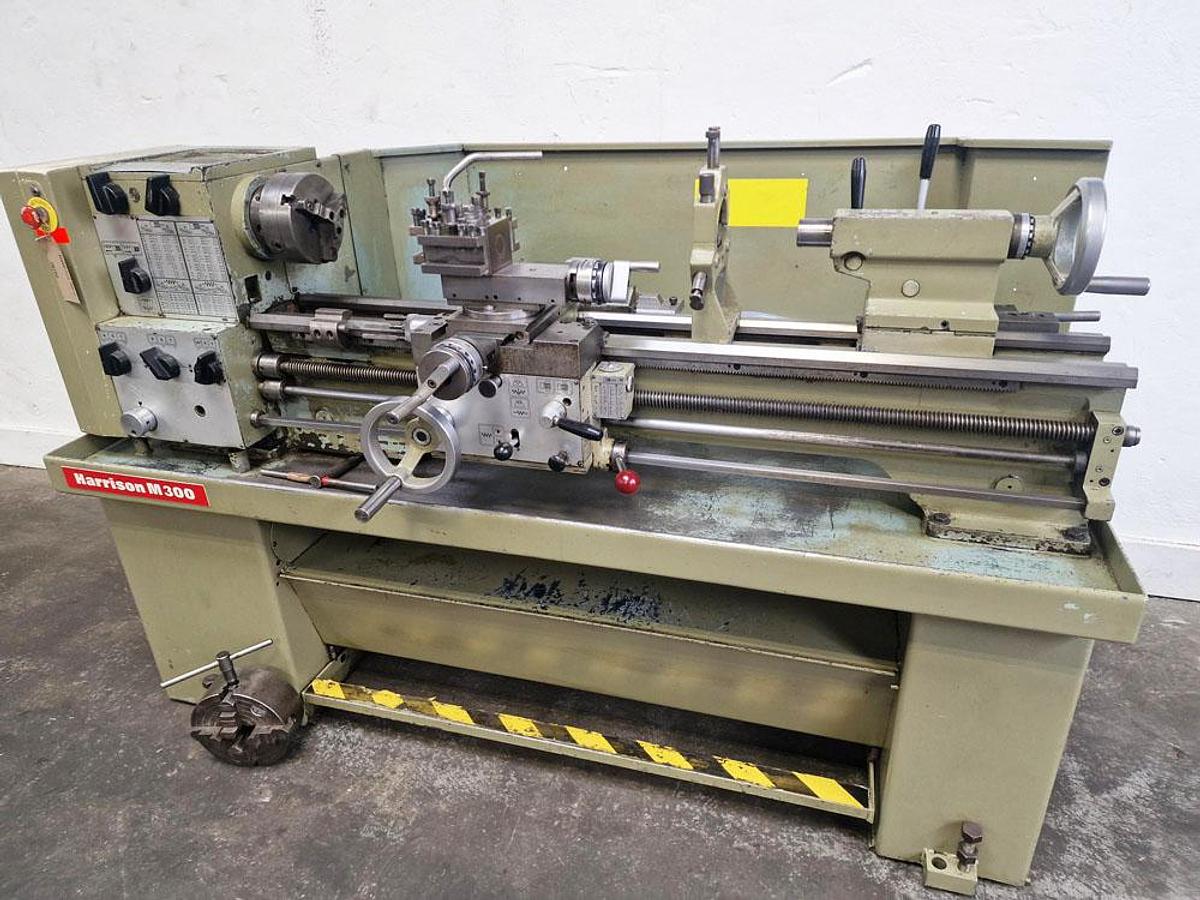 Used HARRISON M300 13" x 40" GAP BED CENTRE LATHE