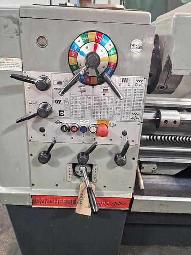 Used COLCHESTER TRIUMPH 2000 15" x 50" STRAIGHT BED CENTRE LATHE