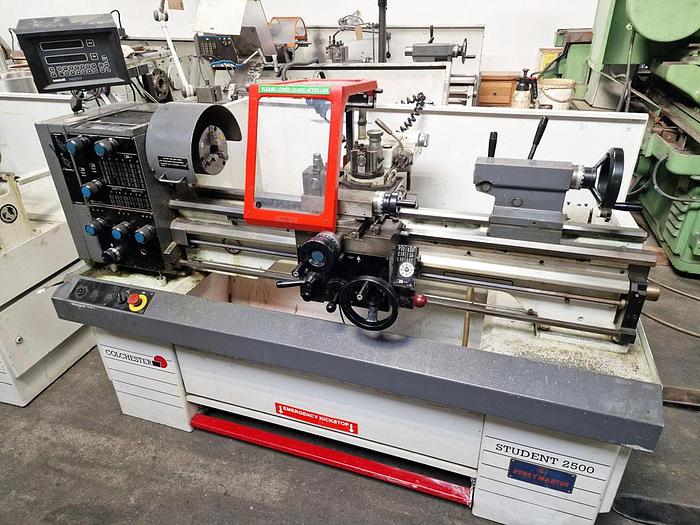 Used 1997 COLCHESTER STUDENT 2500 13" x 40" GAP BED CENTRE LATHE