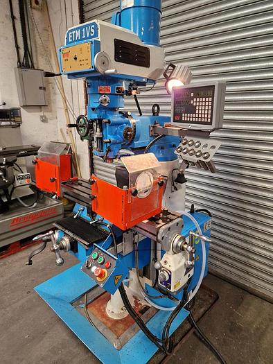 Used 2010 ETM 1VS MINI TURRET MILL