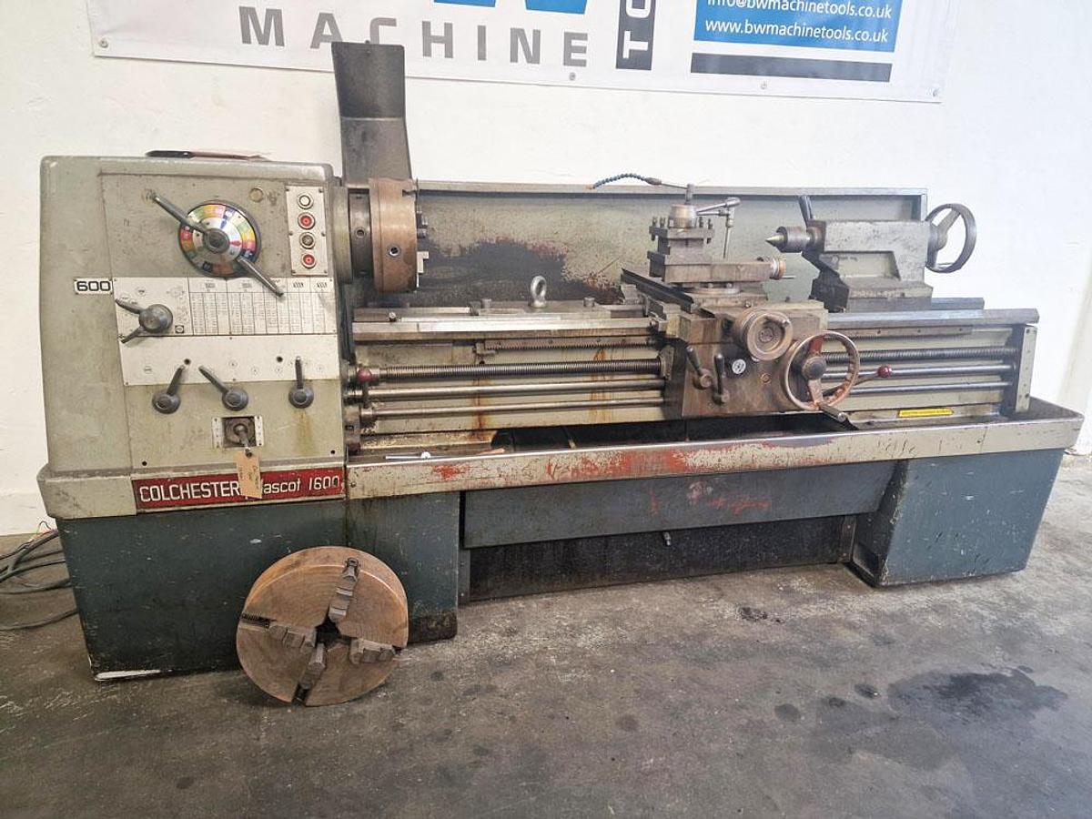 Used COLCHESTER MASCOT 1600 17" x 60" GAP BED CENTRE LATHE