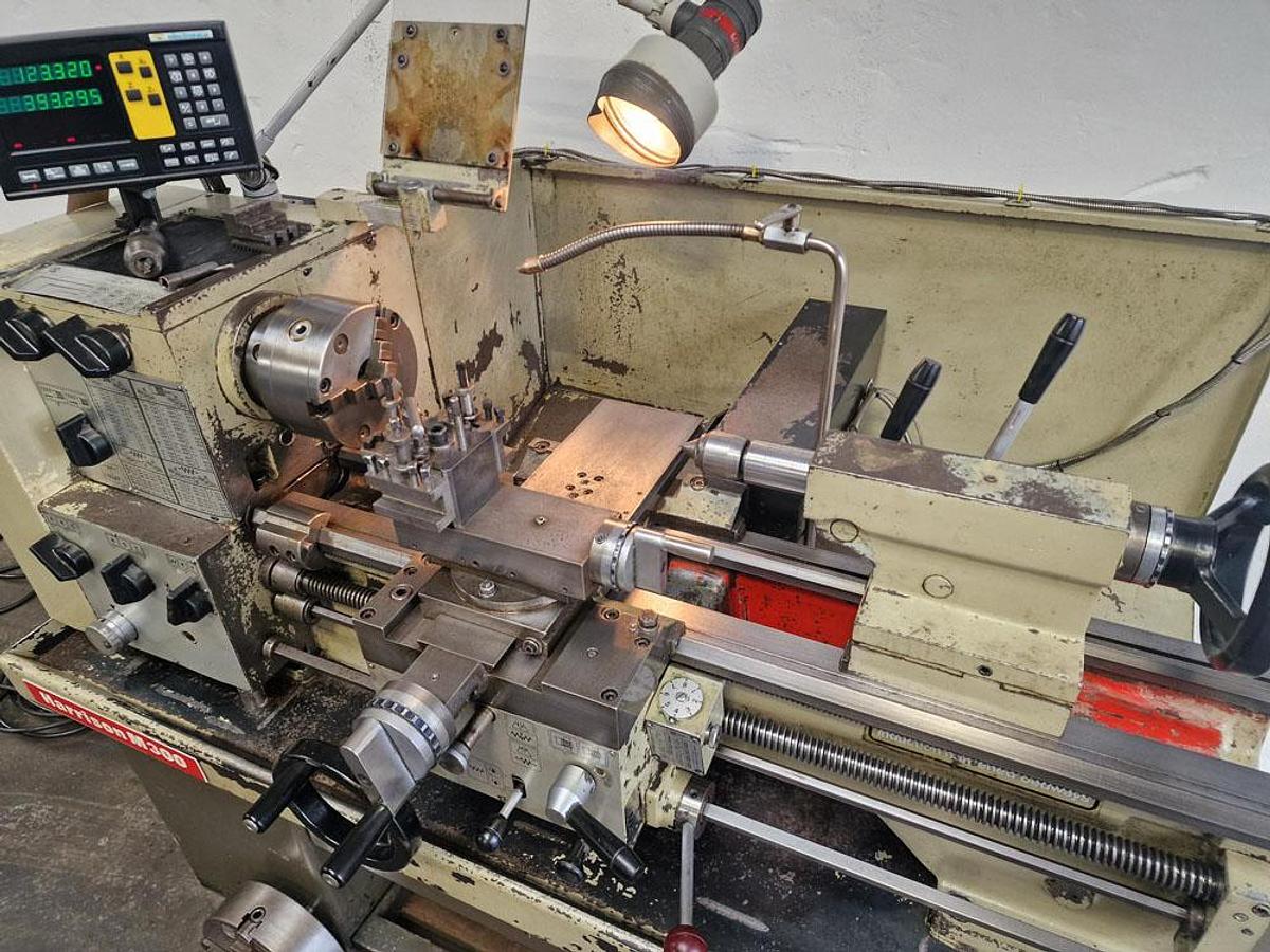 Used HARRISON M300 13" x 25" GAP BED CENTRE LATHE