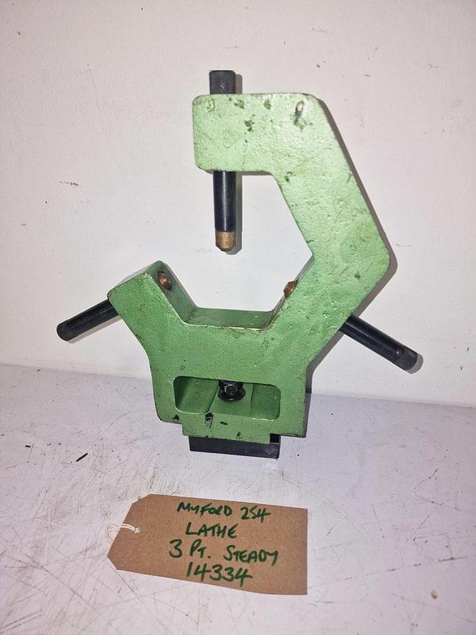 Used MYFORD 254 LATHE 3 POINT FIXED STEADY