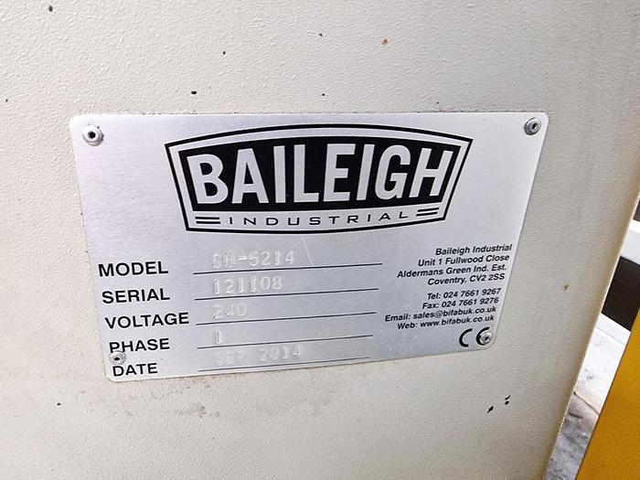 Used 2014 BAILEIGH SH-5214 HYDRAULIC GUILLOTINE