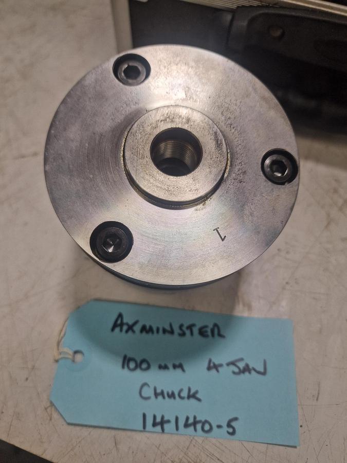 Used AXMINSTER K12 100BL 4 JAW CHUCK