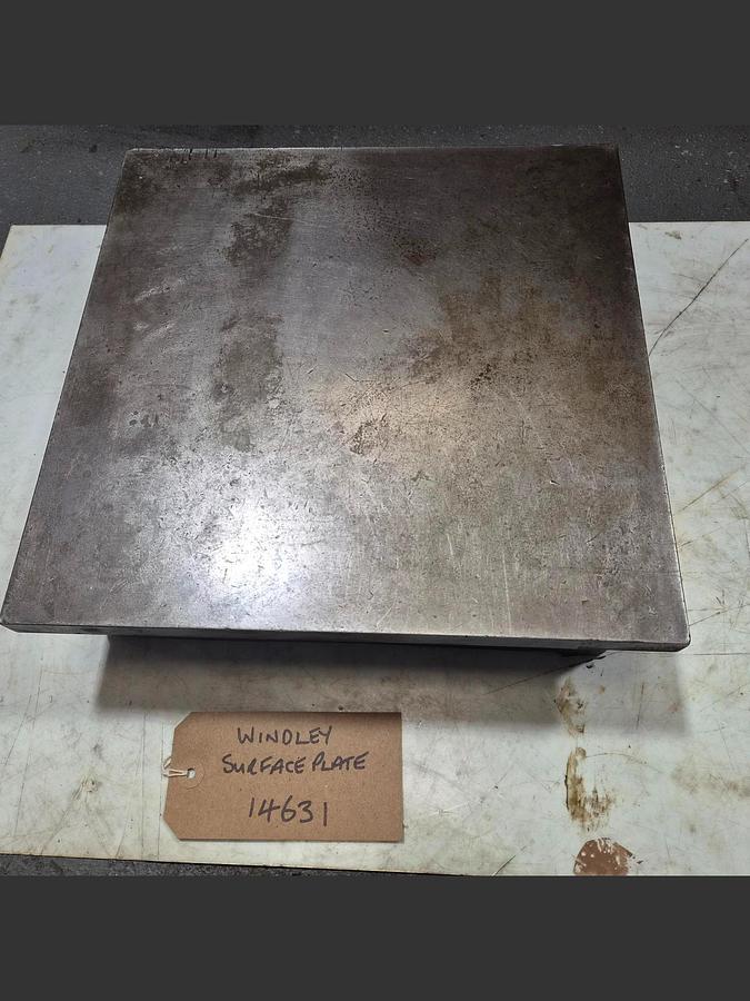 Used WINDLEY CAST IRON SURFACE PLATE