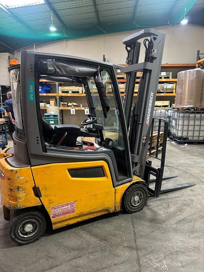 Used JUNGHEINRICH EFG 316K 400ZZ 1600kg Electric Fork Lift