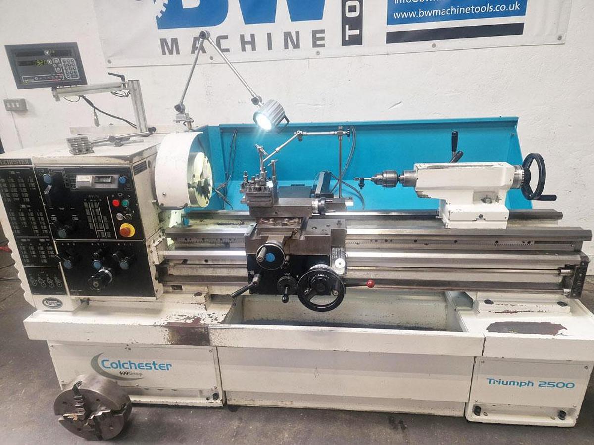 Used 2008 COLCHESTER TRIUMPH VS2500 15" x 50" GAP BED CENTRE LATHE