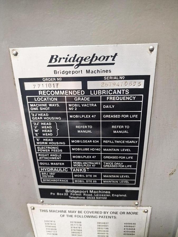 Used BRIDGEPORT SERIES 1 BR2J2 TURRET MILL