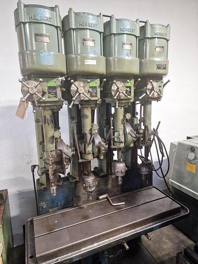 Used HERBERT V TYPE FOUR SPINDLE IN-LINE DRILL