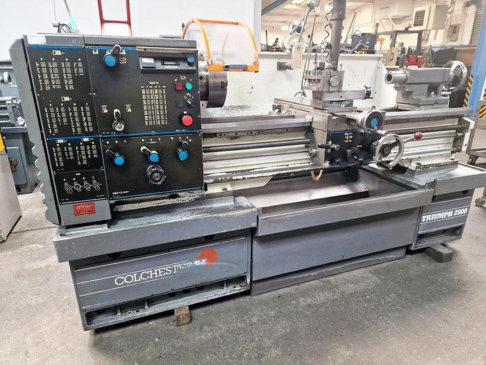 Used COLCHESTER TRIUMPH VS2500 15" x 50" STRAIGHT BED CENTRE LATHE