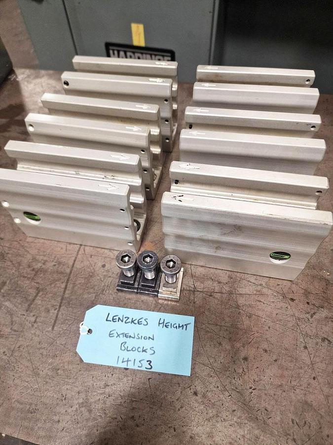 Used LENZKES HEIGHT EXTENSIONS BLOCKS