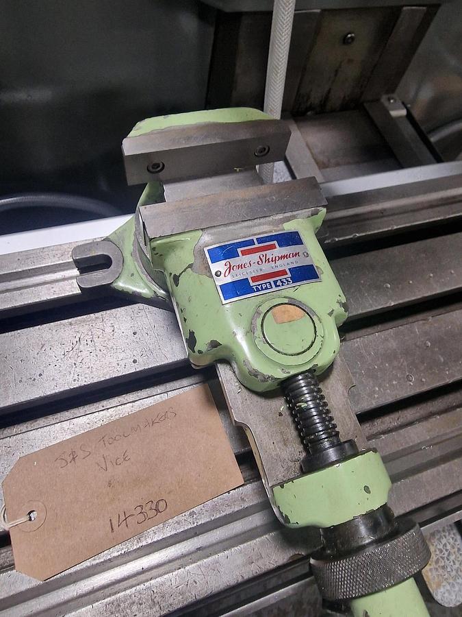 Used JONES & SHIPMAN TOOLMAKERS VICE Type 433