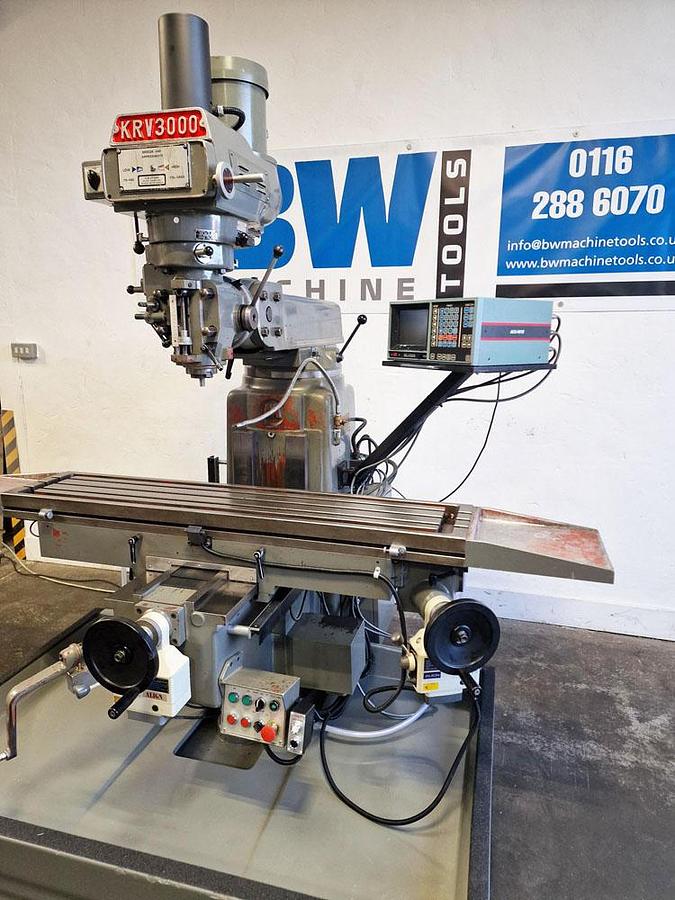 Used XYZ KRV3000 SLV TURRET MILL