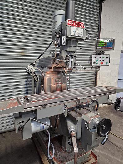 Used 1997 XYZ KRV 3000 SLV HEAVY DUTY TURRET MILL