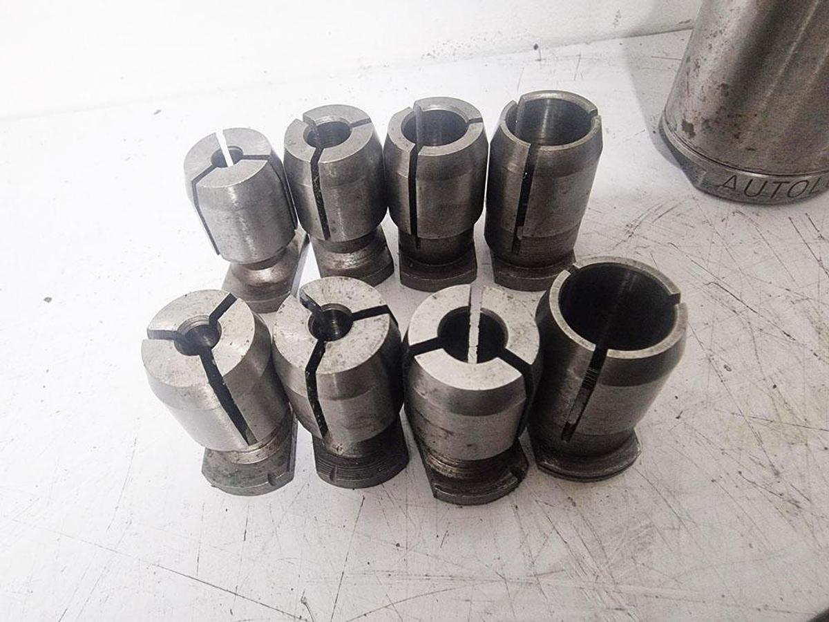 Used CLARKSON R8 AUTOLOCK COLLET CHUCK & COLLETS