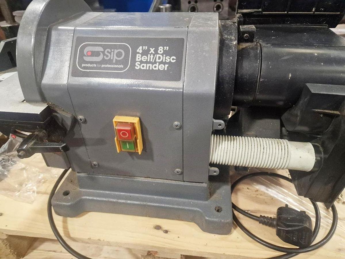 Used SIP 4" x 8" BELT / DISC SANDER