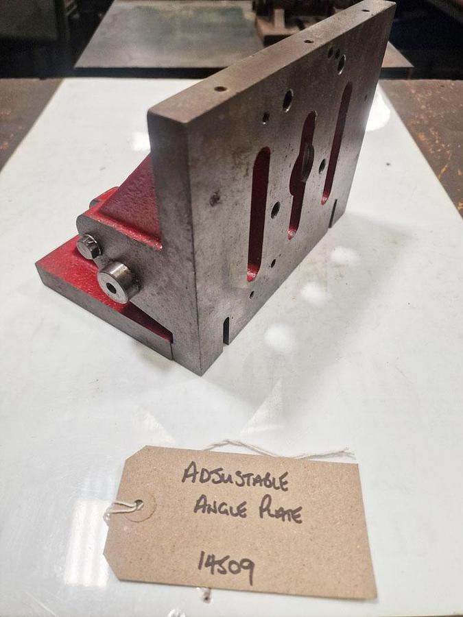 Used UNKNOWN ADJUSTABLE ANGLE PLATE