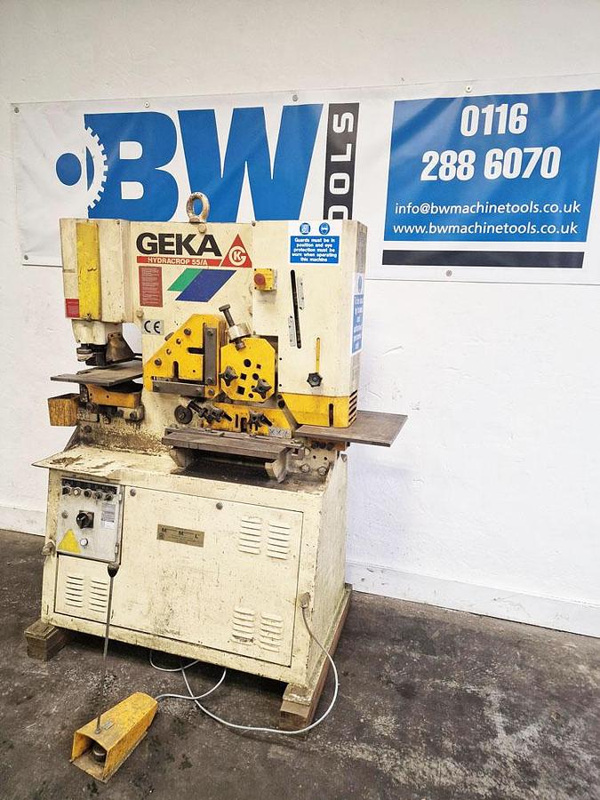 Used 1997 GEKA HYDRACROP 55A HYDRAULIC STEELWORKER