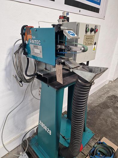 Used 2009 SURTECH FINTEC 411T MINI ABRASIVE BELT GRINDER