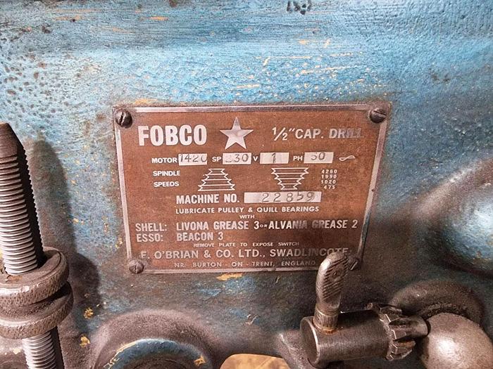 Used FOBCO STAR BENCH DRILL