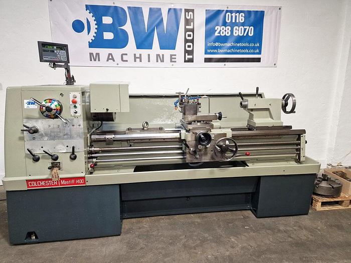 Refurbished COLCHESTER MASTIFF 1400 x 60" GAP BED CENTRE LATHE