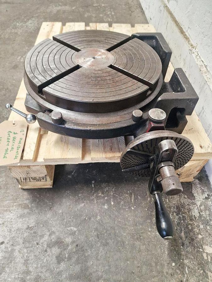 Used UNKNOWN 12" HORIZONTAL / VERTICAL ROTARY TABLE