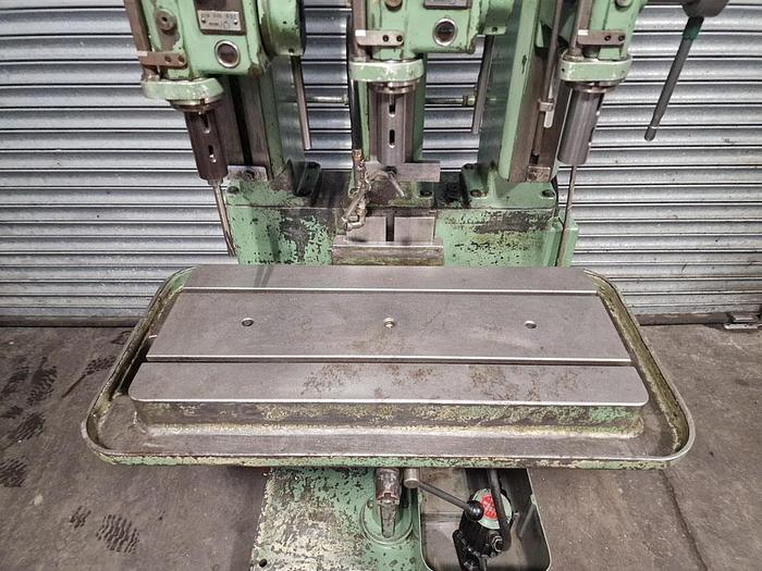 Used POLLARD 150A/3 THREE SPINDLE IN-LINE DRILL
