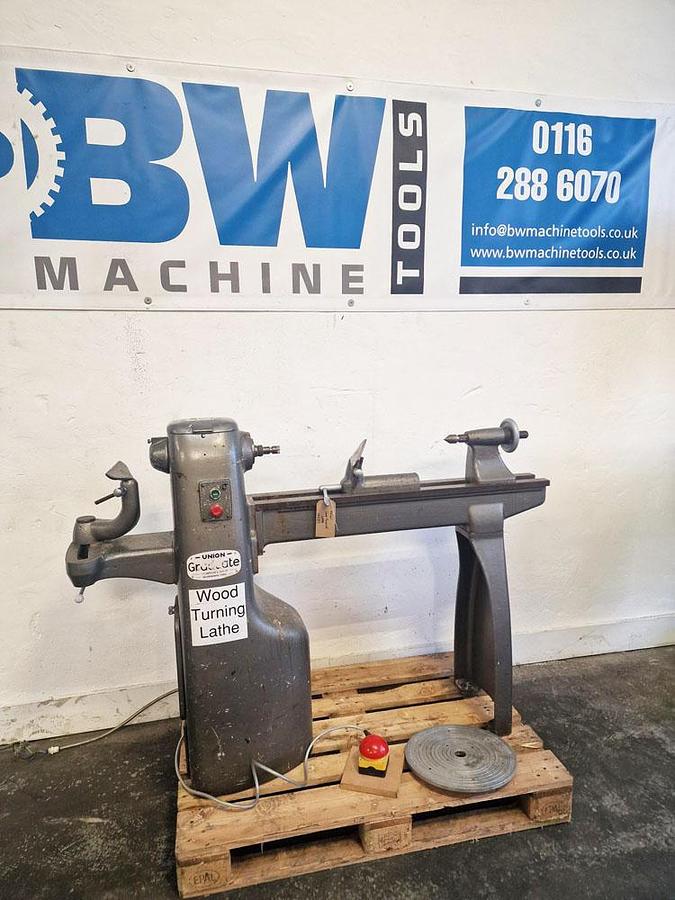 Used UNION 6" GRADUATE WOOD TURNING LATHE