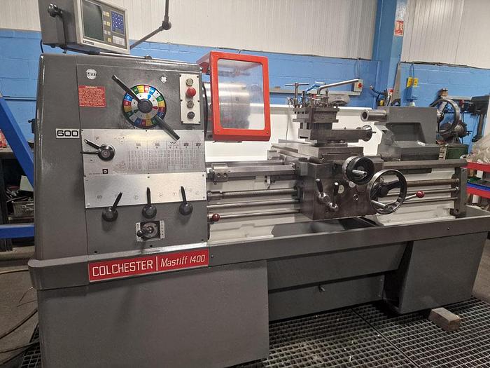 Used COLCHESTER MASTIFF 1400 21" X 40" GAP BED CENTRE LATHE
