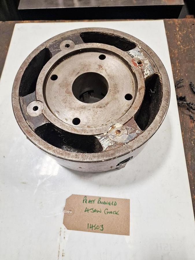 Used BURNERD 10" 4 JAW CHUCK