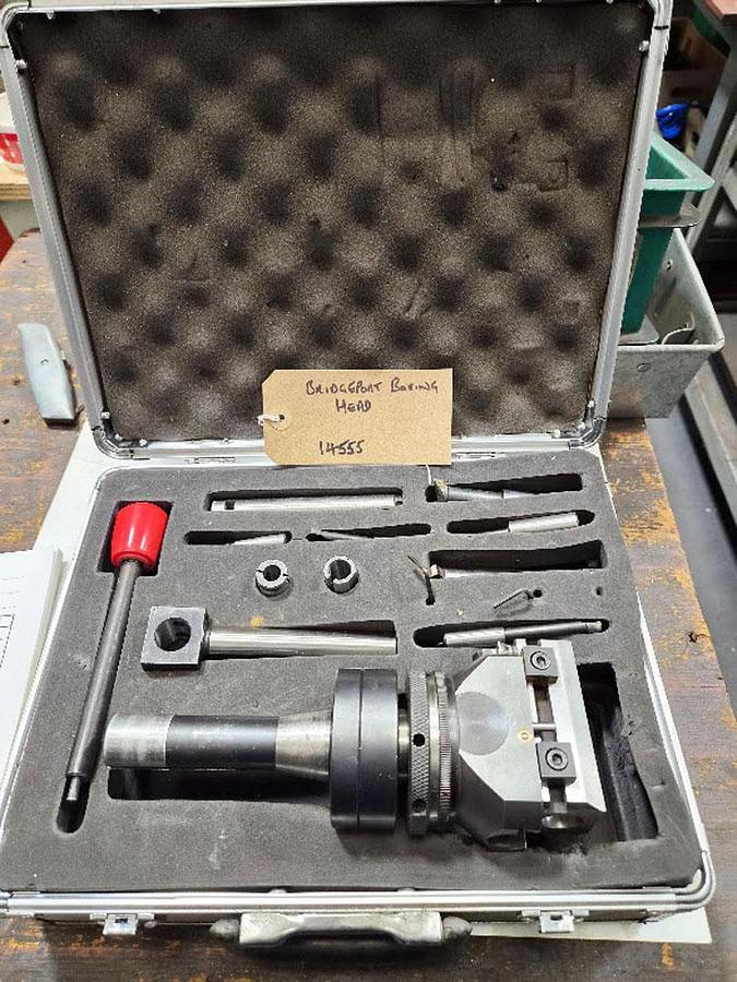 Used BRIDGEPORT R8 BORING HEAD