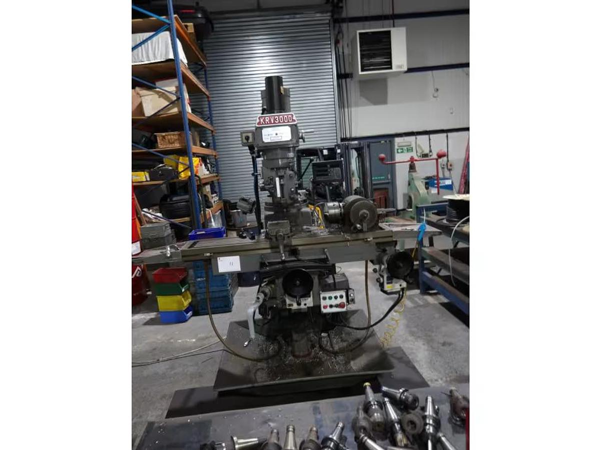 Used XYZ KRV 3000 SLV HEAVY DUTY TURRET MILL