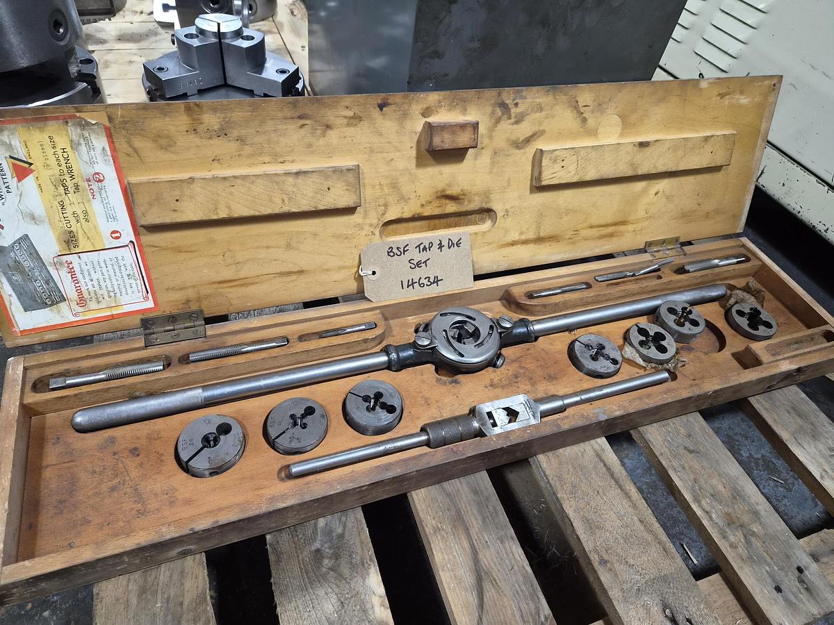Used WHIRLWIND BSF TAP & DIE SET