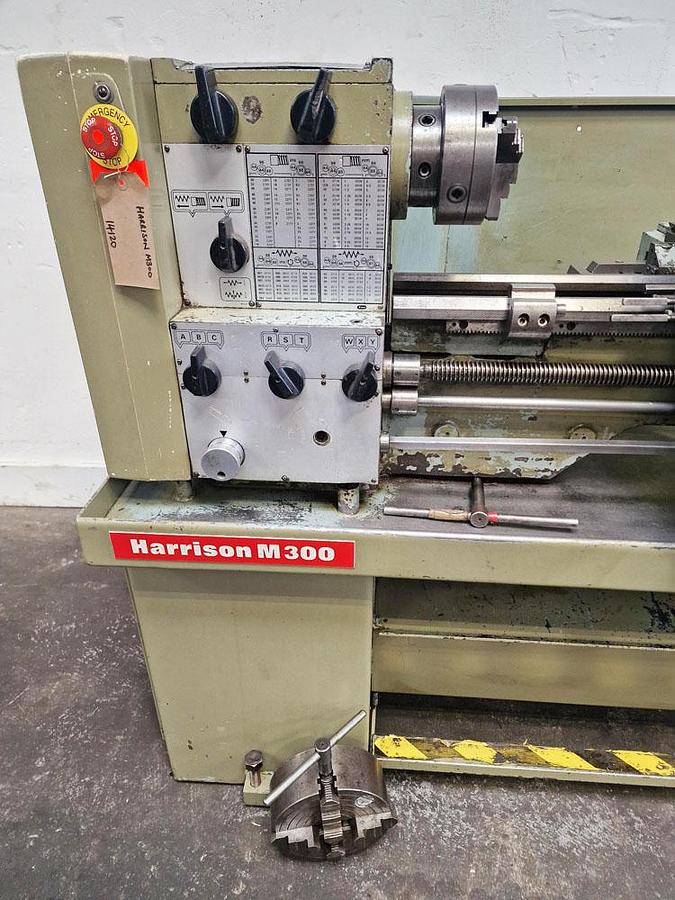 Used HARRISON M300 13" x 40" GAP BED CENTRE LATHE