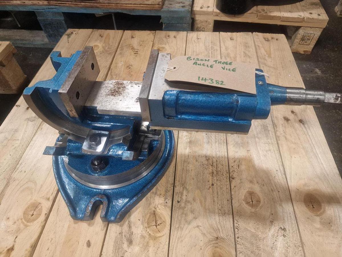 Used BISON THREE ANGLE UNIVERSAL MACHINE VICE