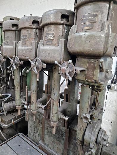 Used HERBERT V TYPE FOUR SPINDLE IN-LINE DRILL