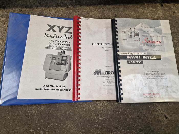 Used XYZ MINI MILL 450 VMC