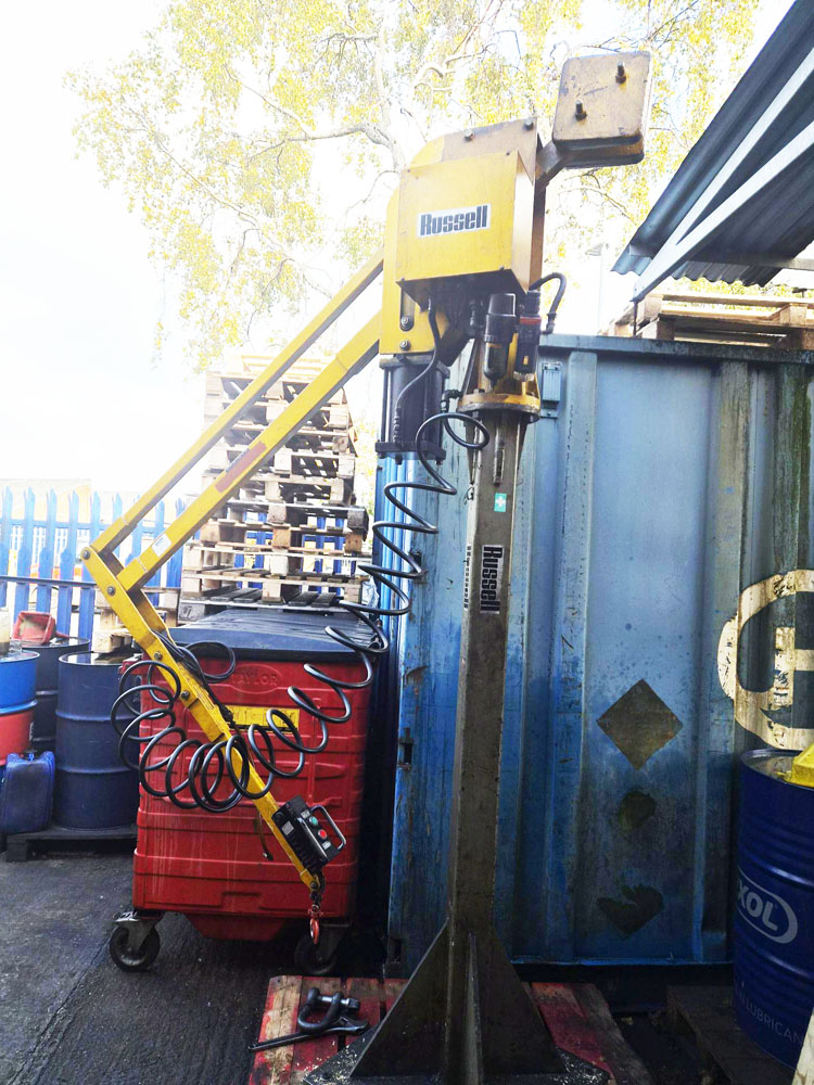 Used RUSSELL RWH125 WORKHANDLER JIB CRANE