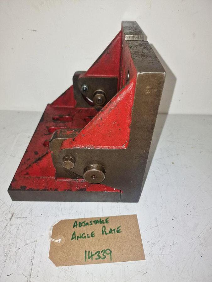 Used UNKNOWN CAST IRON ADJUSTABLE ANGLE PLATE