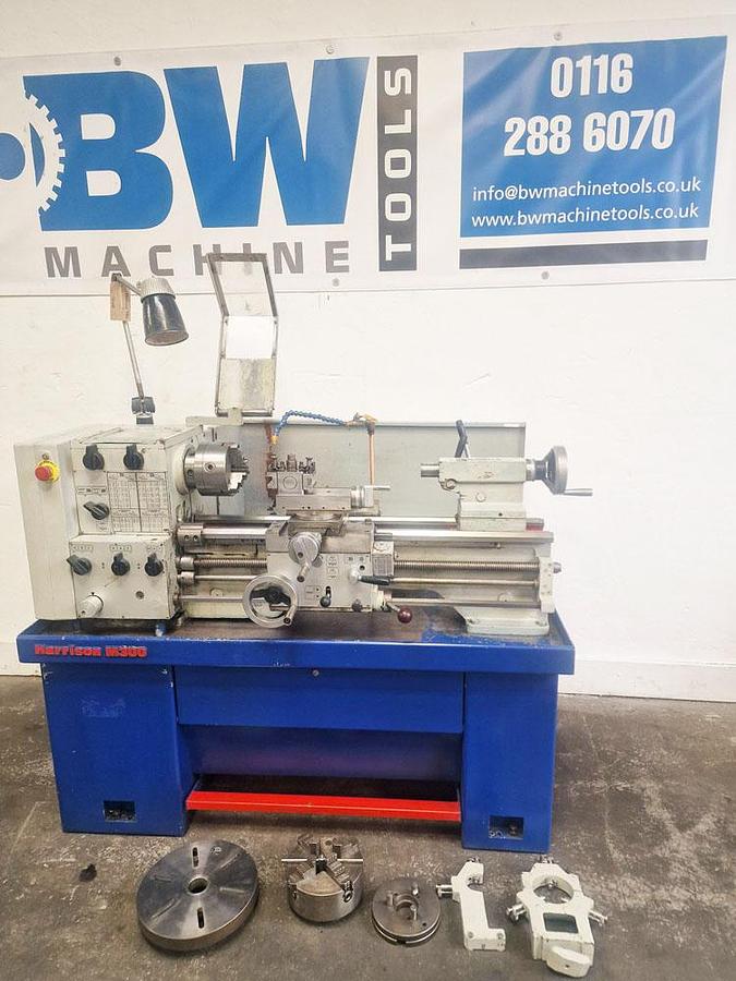Used HARRISON M300 13" x 25" GAP BED CENTRE LATHE