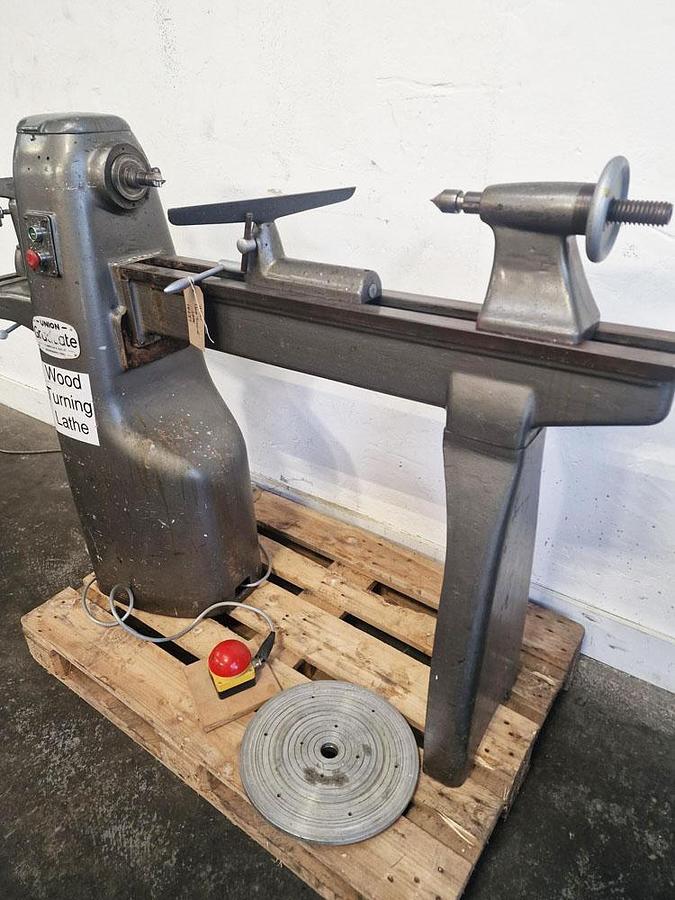 Used UNION 6" GRADUATE WOOD TURNING LATHE