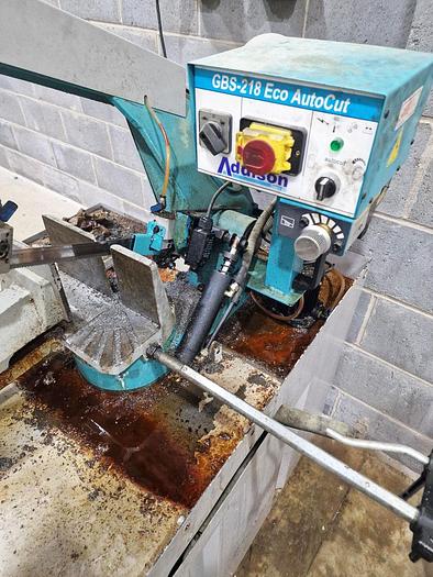 Used ADDISON IMET GBS 218 ECO AUTO CUT PULL DOWN BANDSAW