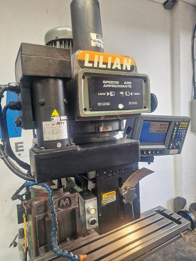 Used 2001 LILIAN 5VH CNC / MANUAL TURRET MILL