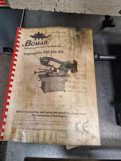 Used 2008 BOMAR ERGONOMIC 275.230 DG HORIZONTAL BANDSAW