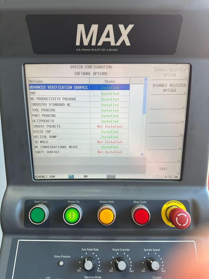 Used 2014 HURCO VM20i VERTICAL MACHINING CENTRE