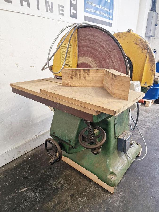 Used WADKIN DOUBLE DISC SANDER Model JVA