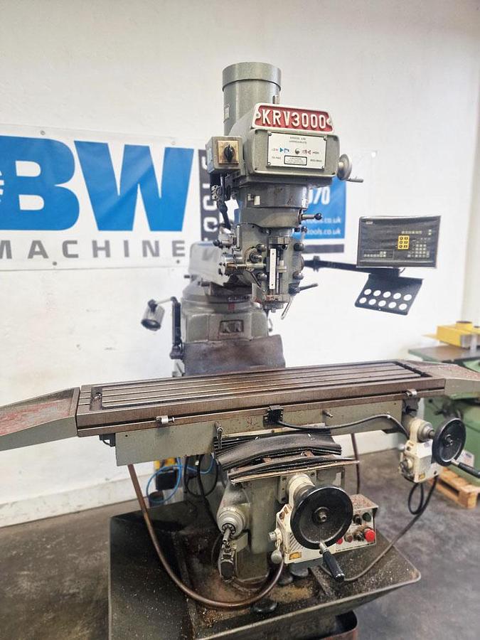 Used XYZ KRV 3000 SLV HEAVY DUTY TURRET MILL