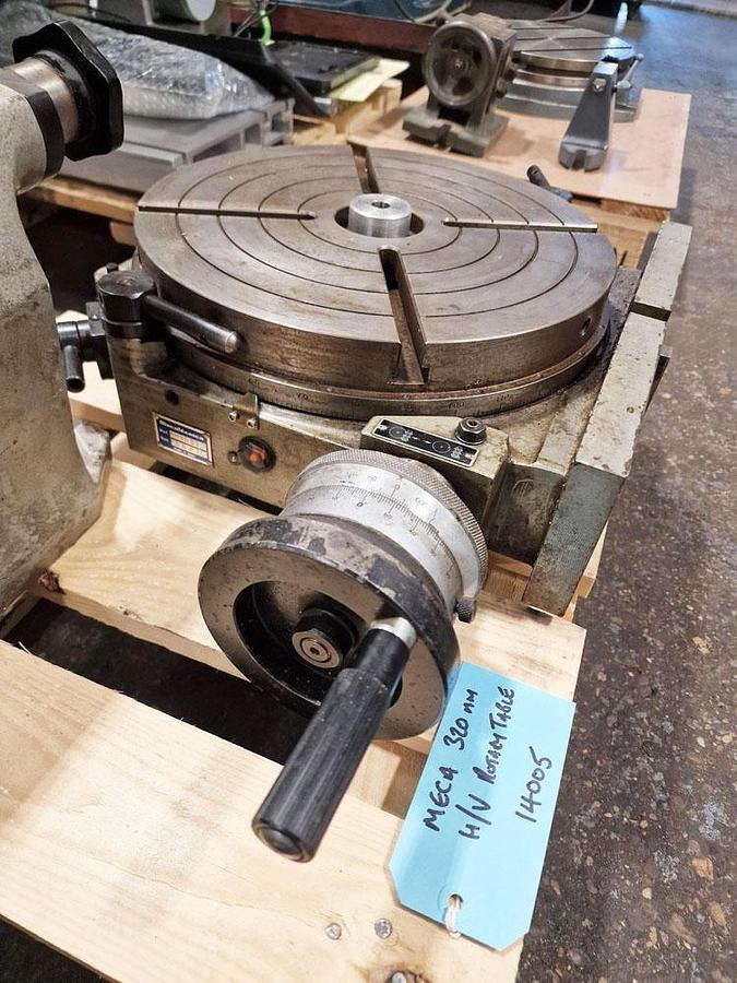Used MECATECNICA PHVD 320 HORIZONTAL / VERTICAL ROTARY TABLE