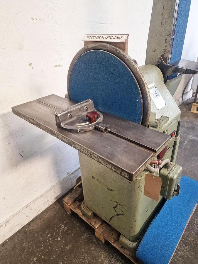 Used WADKIN BURSGREEN BGY3 DISC SANDER / LINISHER
